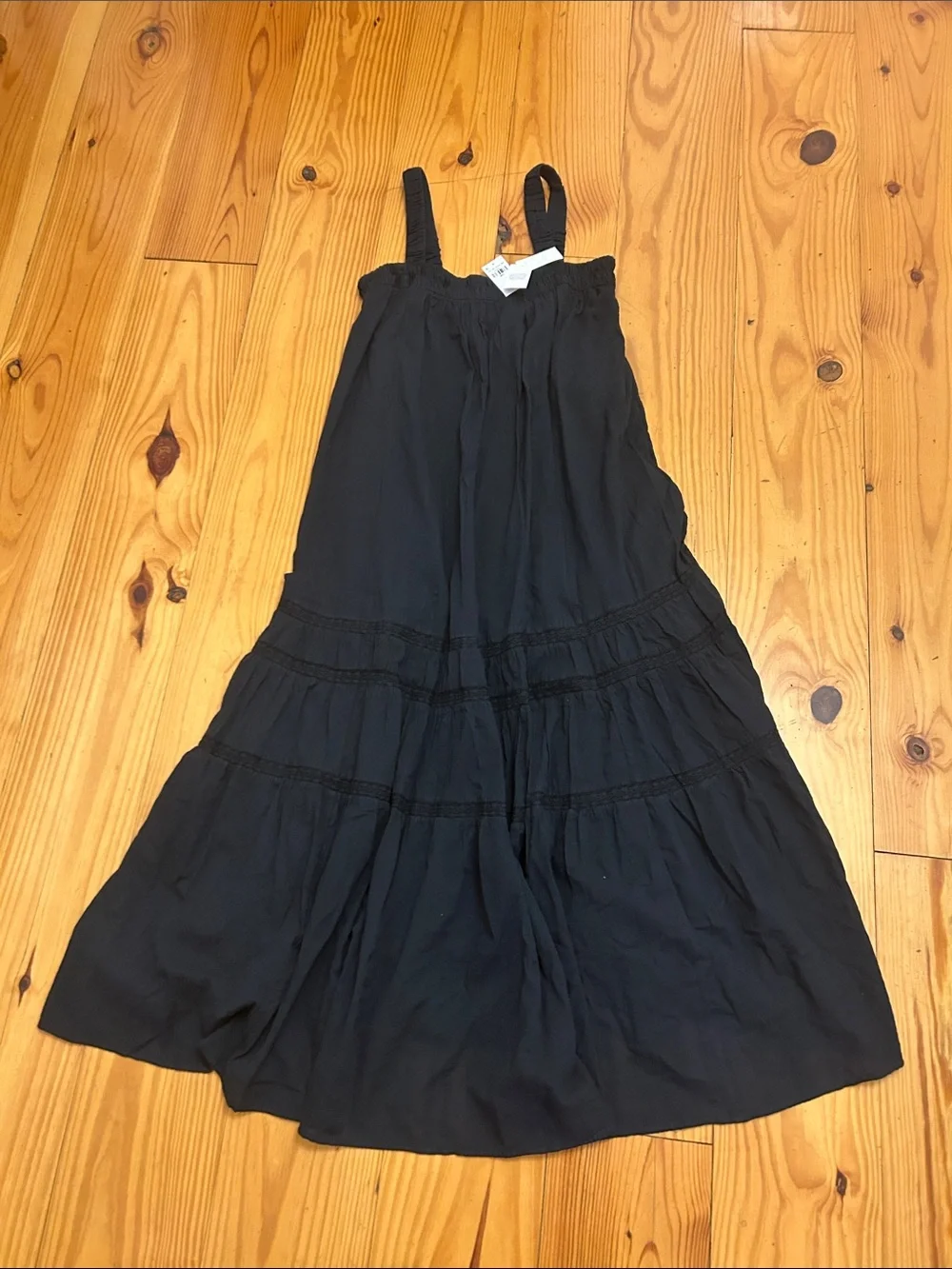 Abercrombie & Fitch Black Maxi Sundress